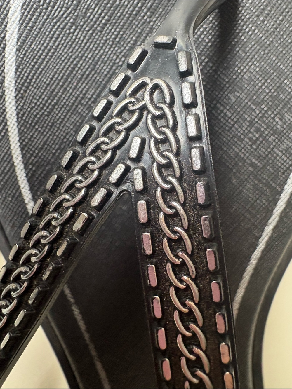 west loop Black Women's T-Strap Sandals with Ankle Strap - Picture 4 of 4